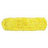 Rubbermaid® Commercial Trapper Commercial Dust Mop, Looped-end Launderable, 5" X 48", Yellow freeshipping - TVN Wholesale 
