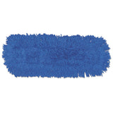 Rubbermaid® Commercial Twisted Loop Blend Dust Mop, Synthetic, 24 X 5, Blue, Dozen freeshipping - TVN Wholesale 