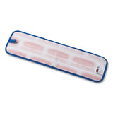 Rubbermaid® Commercial Microfiber Wet Room Pad, Split Nylon-polyester Blend, 18", Blue, 12-carton freeshipping - TVN Wholesale 