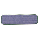Rubbermaid® Commercial Microfiber Wet Mopping Pad, 18 1-2" X 5 1-2" X 1-2", Green, 12-carton freeshipping - TVN Wholesale 