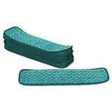 Rubbermaid® Commercial Microfiber Dust Pad, 18.5 X 5.5, Green freeshipping - TVN Wholesale 