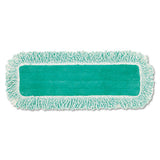 Rubbermaid® Commercial Dust Pad With Fringe, Microfiber, 18" Long, Green freeshipping - TVN Wholesale 