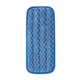 Rubbermaid® Commercial Microfiber Wall-stair Wet Mopping Pad, Blue, 13 3-4w X 5 1-2d X 1-2h freeshipping - TVN Wholesale 