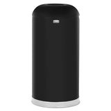 Rubbermaid® Commercial Round Top Open Top Waste Receptacle, 15 Gal, 15" Diameter, Black, Steel freeshipping - TVN Wholesale 