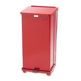 Rubbermaid® Commercial Defenders Biohazard Step Can, Square, Steel, 13 Gal, Red freeshipping - TVN Wholesale 