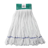 Rubbermaid® Commercial Rough Floor Mop Head, Medium, Cotton-synthetic, White, 12-carton freeshipping - TVN Wholesale 