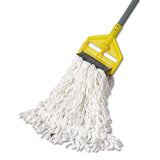 Rubbermaid® Commercial Clean Room Mop Head, Rayon, Loop-end, Medium, White, 12-carton freeshipping - TVN Wholesale 