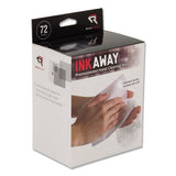 Read Right® Ink Away Hand Cleaning Pads, Cloth, White, 72-pack freeshipping - TVN Wholesale 