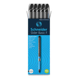 Schneider® Slider Ballpoint Pen, Stick, Fine 0.7 Mm, Black Ink, Gold-silver-black Barrel, 10-box freeshipping - TVN Wholesale 