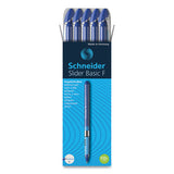 Schneider® Slider Ballpoint Pen, Stick, Fine 0.7 Mm, Blue Ink, Gold-silver-blue Barrel, 10-box freeshipping - TVN Wholesale 