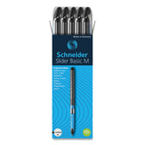 Schneider® Slider Ballpoint Pen, Stick, Medium 0.8 Mm, Black Ink, Blue-silver-black Barrel, 10-box freeshipping - TVN Wholesale 
