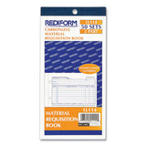 Rediform® Material Requisition Book, Two-part Carbonless, 7.88 X 4.25, 1-page, 50 Forms freeshipping - TVN Wholesale 