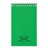 National® Paper Blanc Xtreme White Wirebound Memo Pads, Narrow Rule, Randomly Assorted Cover Colors, 60 White 3 X 5 Sheets freeshipping - TVN Wholesale 