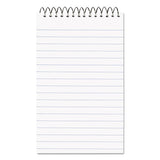 National® Paper Blanc Xtreme White Wirebound Memo Pads, Narrow Rule, Randomly Assorted Cover Colors, 60 White 3 X 5 Sheets freeshipping - TVN Wholesale 