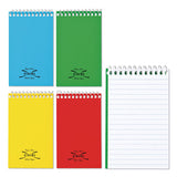 National® Paper Blanc Xtreme White Wirebound Memo Books, Narrow Rule, Randomly Assorted Covers, 5 X 3, 60 Sheets freeshipping - TVN Wholesale 