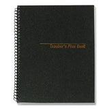 National® Teacher's Plan Book, Weekly, Two-page Spread (nine Classes), 11 X 8.5, Black Cover freeshipping - TVN Wholesale 