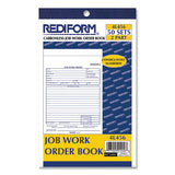 Rediform® Job Work Order Book, Two-part Carbonless, 5.5 X 8.5, 1-page, 50 Forms freeshipping - TVN Wholesale 