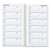 Rediform® Voice Mail Wirebound Log Books, 5.63 X 10.63, 6-page, 600 Forms freeshipping - TVN Wholesale 