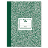 National® Lab Notebook, Quadrille Rule, Green Marble Cover, 10.13 X 7.88, 96 Sheets freeshipping - TVN Wholesale 