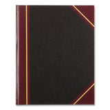 National® Texthide Eye-ease Record Book, Black-burgundy-gold Cover, 10.38 X 8.38 Sheets, 150 Sheets-book freeshipping - TVN Wholesale 