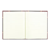 National® Texthide Eye-ease Record Book, Black-burgundy-gold Cover, 10.38 X 8.38 Sheets, 300 Sheets-book freeshipping - TVN Wholesale 