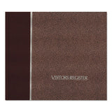 National® Hardcover Visitor Register Book, Burgundy Cover, 9.78 X 8.5 Sheets, 128 Sheets-book freeshipping - TVN Wholesale 