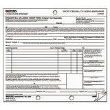 Rediform® Bill Of Lading, Short Form, Three-part Carbonless, 7 X 8.5, 1-page, 50 Forms freeshipping - TVN Wholesale 