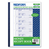Rediform® Receipt Book,two-part Carbonless, 7 X 2.75, 4-page, 400 Forms freeshipping - TVN Wholesale 