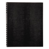 Notepro Notebook, 1 Subject, Medium-college Rule, Black Cover, 11 X 8.5, 100 Sheets