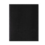 Blueline® Executive Notebook, Ribbon Bookmark, 1 Subject, Medium-college Rule, Black Cover, 10.75 X 8.5, 75 Sheets freeshipping - TVN Wholesale 