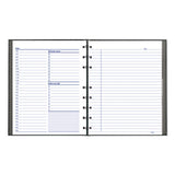 Blueline® Notepro Undated Daily Planner, 10.75 X 8.5, Black Cover, Undated freeshipping - TVN Wholesale 