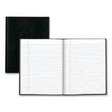 Blueline® Executive Notebook, 1 Subject, Medium-college Rule, Black Cover, 9.25 X 7.25, 150 Sheets freeshipping - TVN Wholesale 