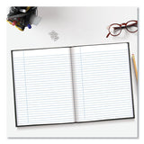 Blueline® Executive Notebook, 1 Subject, Medium-college Rule, Black Cover, 9.25 X 7.25, 150 Sheets freeshipping - TVN Wholesale 