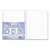 Blueline® Miraclebind Ruled Paper Refill Sheets For All Miraclebind Notebooks And Planners, 9.25 X 7.25, White-blue Sheets, Undated freeshipping - TVN Wholesale 
