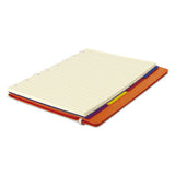 Filofax® Notebook, 1 Subject, Medium-college Rule, Orange Cover, 8.25 X 5.81, 112 Sheets freeshipping - TVN Wholesale 