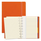 Filofax® Notebook, 1 Subject, Medium-college Rule, Orange Cover, 8.25 X 5.81, 112 Sheets freeshipping - TVN Wholesale 