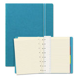 Filofax® Notebook, 1 Subject, Medium-college Rule, Aqua Cover, 8.25 X 5.81, 112 Sheets freeshipping - TVN Wholesale 