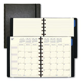 Soft Touch 17-month Planner, 10.88 X 8.5, Black Cover, 17-month (aug To Dec): 2021 To 2022