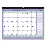 Brownline® Academic 13-month Desk Pad Calendar, 11 X 8.5, Black Binding, 13-month (july To July): 2021  To 2022 freeshipping - TVN Wholesale 