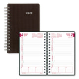 Brownline® Duraflex Daily Planner, 8 X 5, Black Cover, 12-month (jan To Dec): 2022 freeshipping - TVN Wholesale 