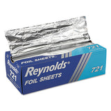 Reynolds Wrap® Pop-up Interfolded Aluminum Foil Sheets, 9 X 10.75, Silver, 500-box, 6 Boxes-carton freeshipping - TVN Wholesale 
