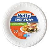 Hefty® Soak Proof Tableware, Foam Plates, 10.25" Dia, White, 25-pack freeshipping - TVN Wholesale 