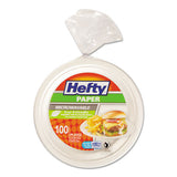 Hefty® Ecosave tableware, Plate, Bagasse, 10.13" Dia, White,  16-pack freeshipping - TVN Wholesale 