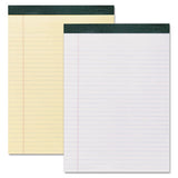 Recycled Legal Pad, Wide-legal Rule, 40 Canary-yellow 8.5 X 11 Sheets, Dozen