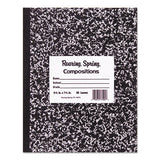 Roaring Spring® Marble Cover Composition Book, Wide-legal Rule, Black Marble Cover, 8.5 X 7, 36 Sheets freeshipping - TVN Wholesale 