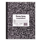 Roaring Spring® Marble Cover Composition Book, Wide-legal Rule, Black Marble Cover, 10 X 8, 60 Sheets freeshipping - TVN Wholesale 