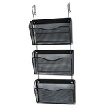 Rolodex™ Three-pack Wire Mesh Wall Files, Letter, Three Pockets, Black freeshipping - TVN Wholesale 