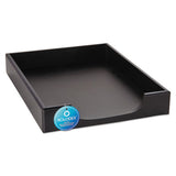 Rolodex™ Wood Tones Desk Tray, 1 Section, Letter Size Files, 8.5" X 11", Black freeshipping - TVN Wholesale 