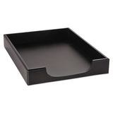Rolodex™ Wood Tones Desk Tray, 1 Section, Letter Size Files, 8.5" X 11", Black freeshipping - TVN Wholesale 