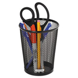 Rolodex™ Nestable Jumbo Wire Mesh Pencil Cup, 4 3-8 Dia. X 5 2-5, Black freeshipping - TVN Wholesale 